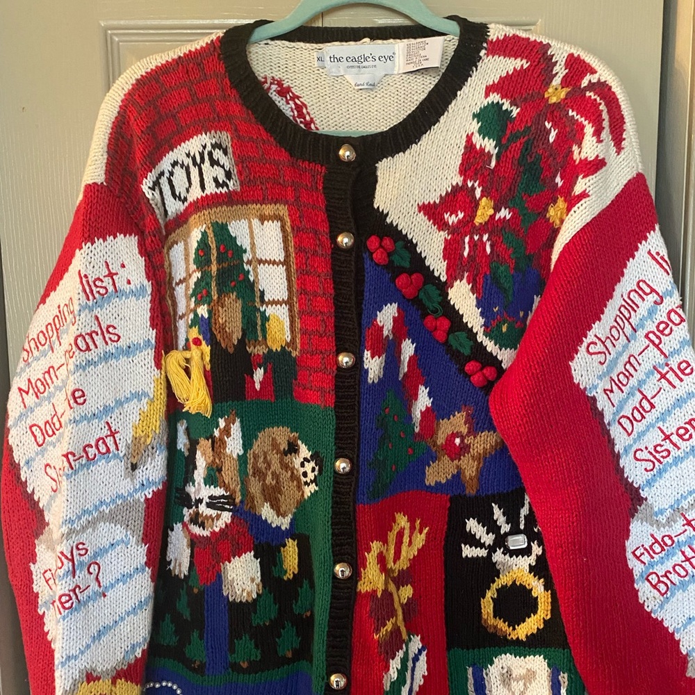 Christmas sweatshirt.like new! Super cute whatever partying you plan on doing!